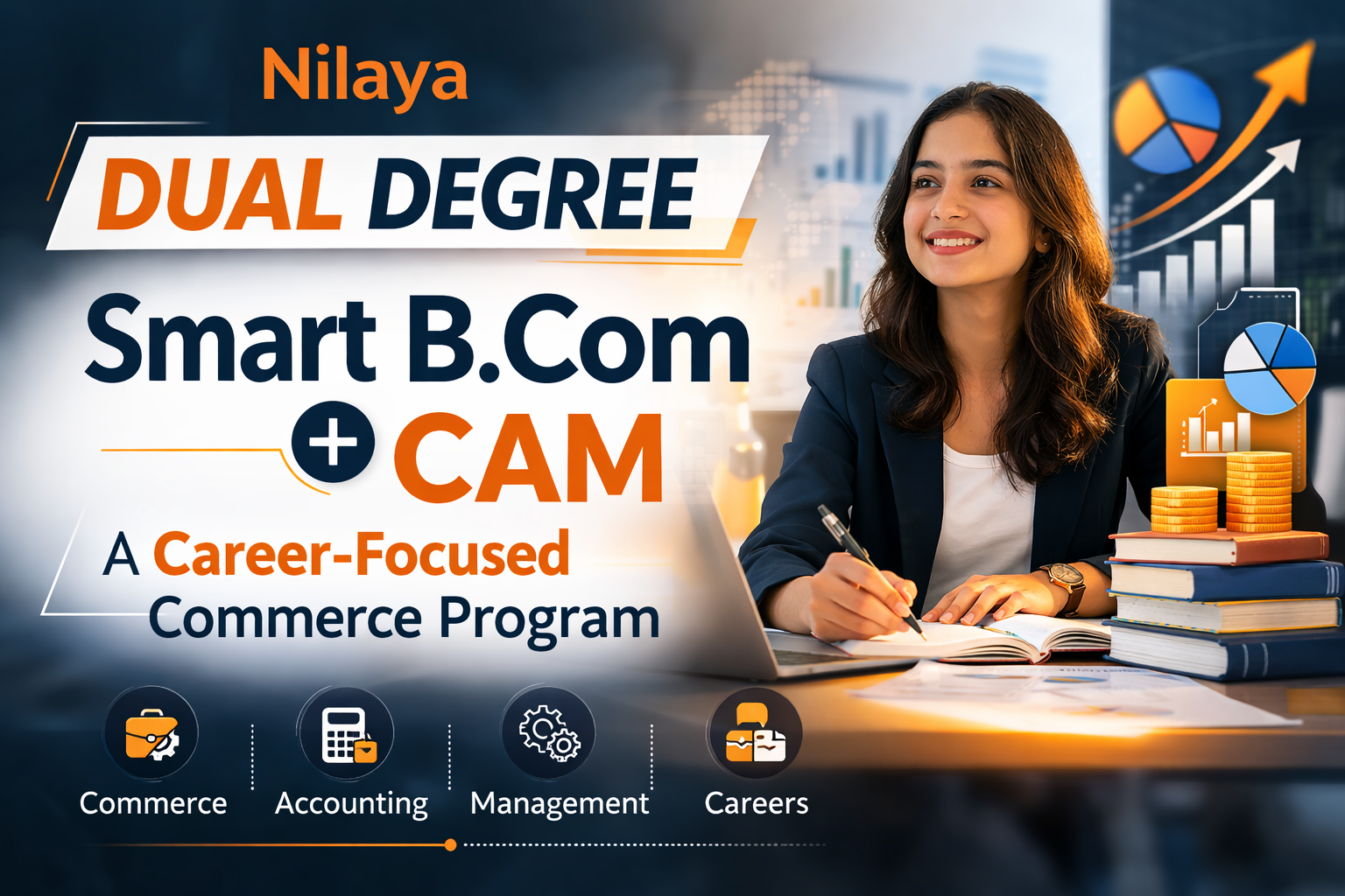 Nilaya Dual Degree Smart B.Com + CAM
