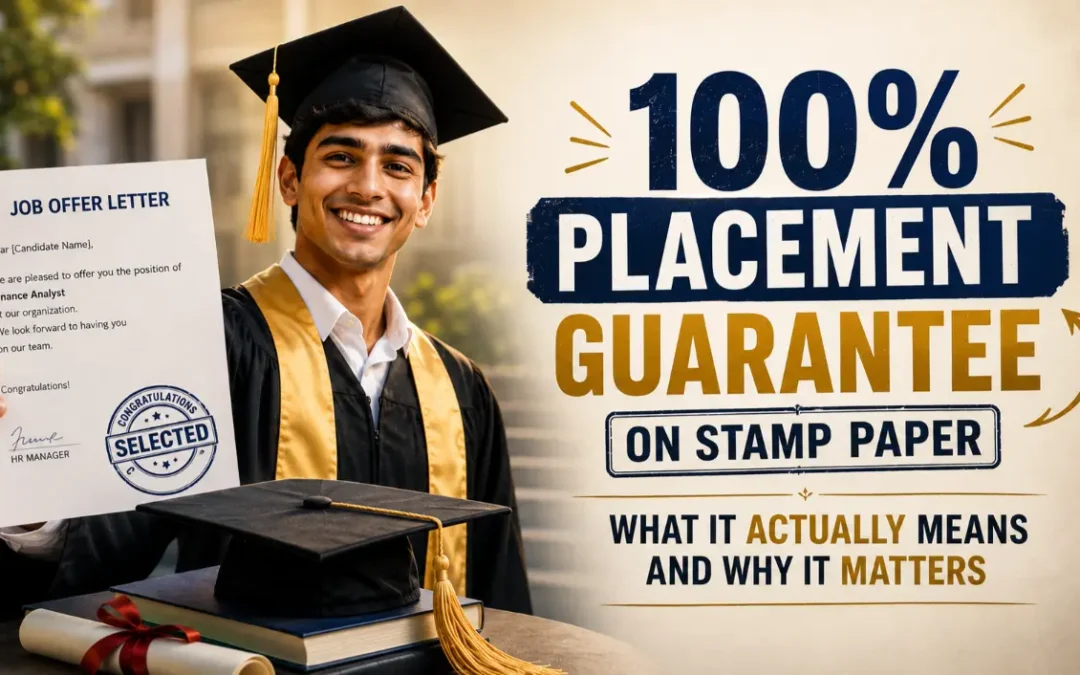 Nilaya’s 100% Placement Guarantee on Stamp Paper: What It Actually Means and Why It Matters 