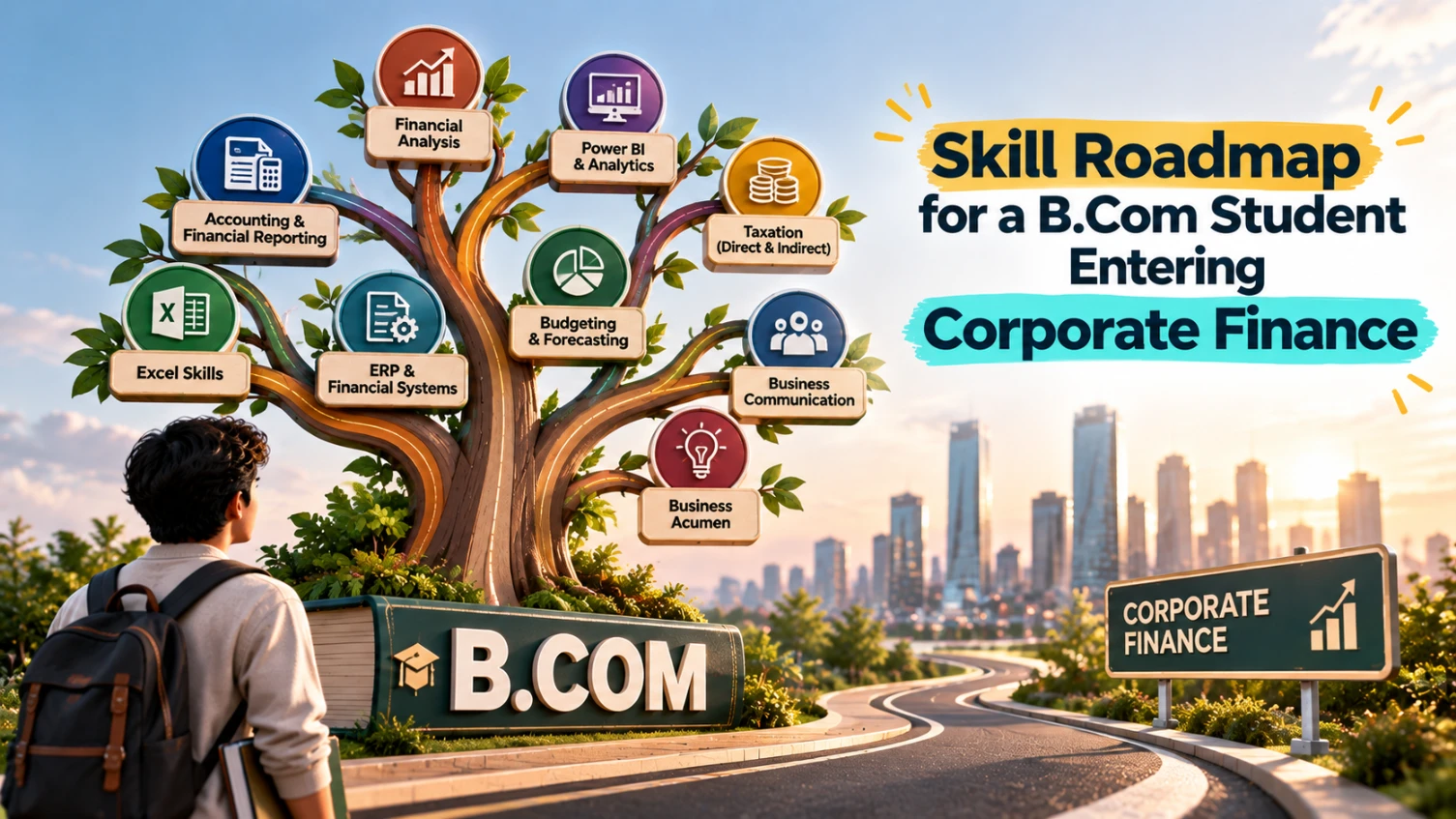 Skill Roadmap for a B.Com Student Entering Corporate Finance